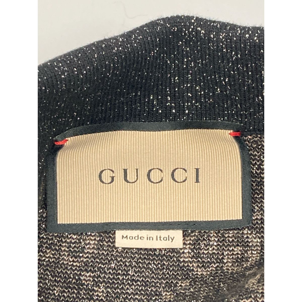 GUCCI グッチ 【美品/国内正規】678437 ラメ GGジャカード ポロドレス  