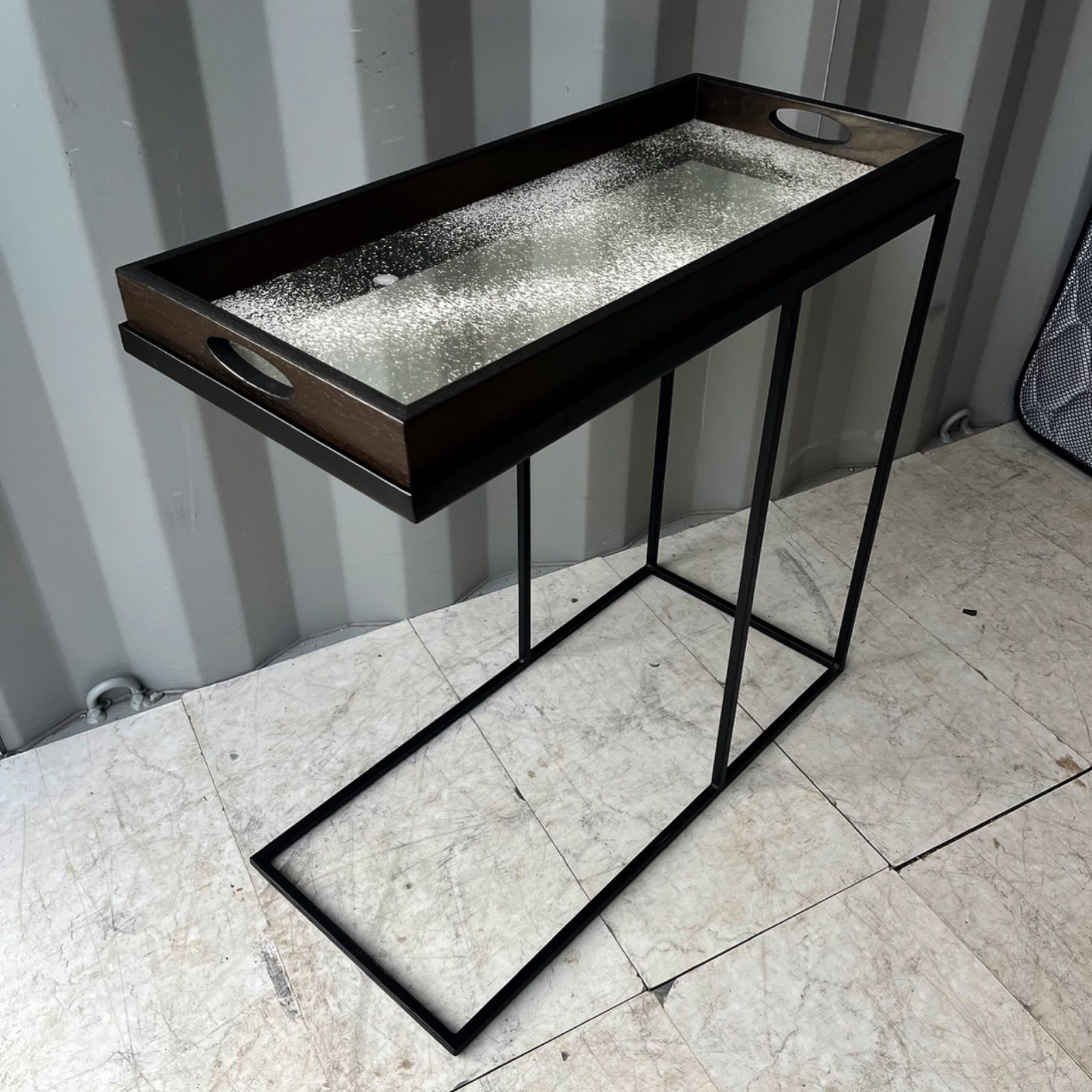 取付無料！コンランショップ エスニクラフト レクタングラートレイサイドテーブル✨ 取付無料！コンランショップ エスニクラフト レクタングラー