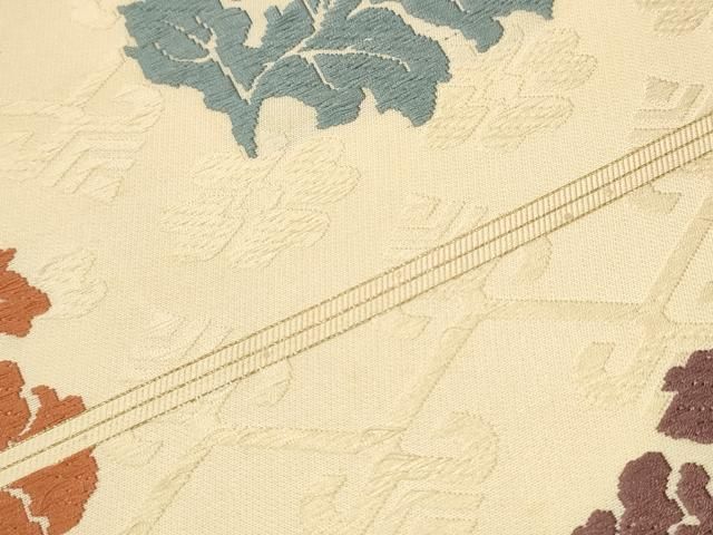 平和屋着物○俵屋 人間国宝 喜多川平朗 有職織物 九寸開き名古屋帯