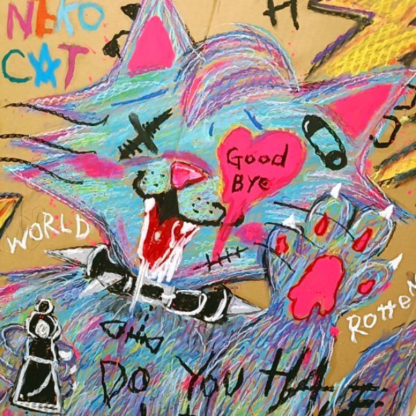 【段ボールペイント】Do you have words to leave? 段ボールペイント】Do you have words to leave? 段ボールペイント】Do