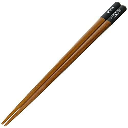 5営業日で発送 田中箸店 Tanaka-hashi 日本製 若狭の箸 おとぼけ猫 黒 23.0cm 食洗機対応 a00254974835600529 入数 40