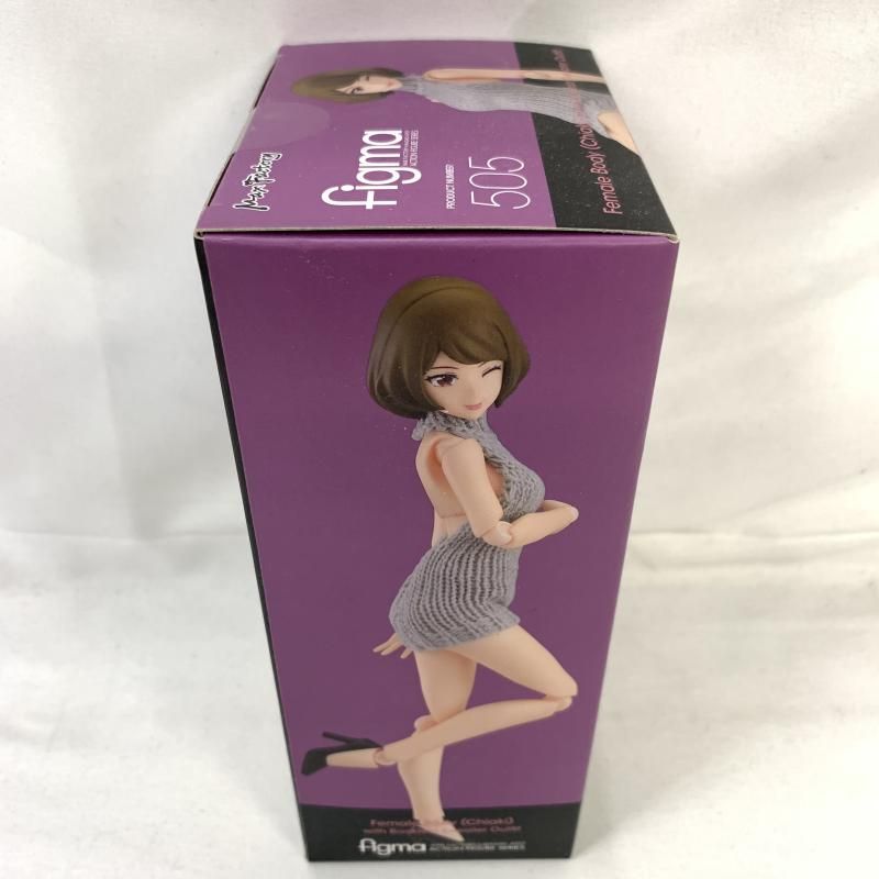 figma 505 チアキ バックレスセーター 開封品 中古】未開)figma 女性