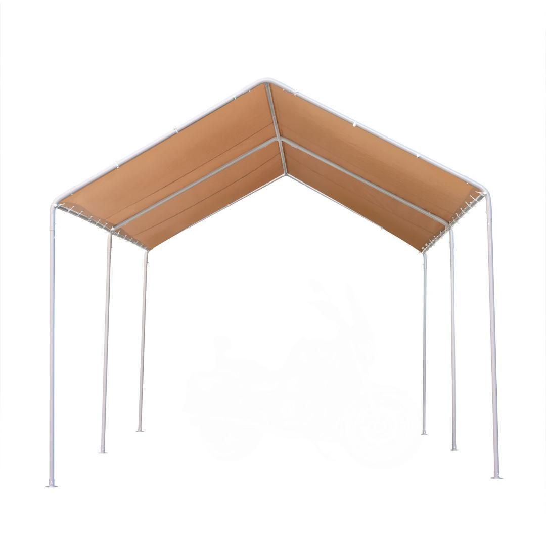 UPF50+UVカット&防雨】テント 車庫テント ガレージテント 車庫 お祭り 倉庫 奥3m×幅6m×高さ2.82m ガレージテント カーポート 軽自動車用  大型 車 駐車 スチール製 頑丈 仮設倉庫 タープテント - メルカリ