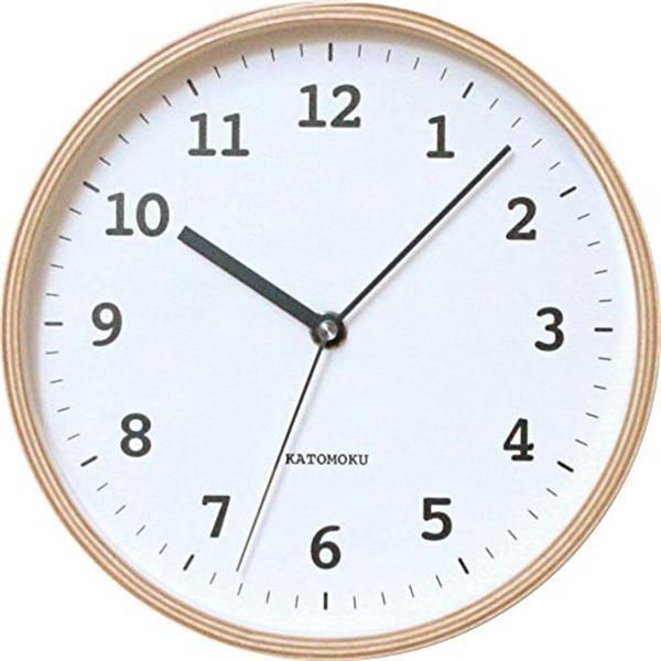 クーポン利用可)KATOMOKU plywood wall clock 13 | agb.md