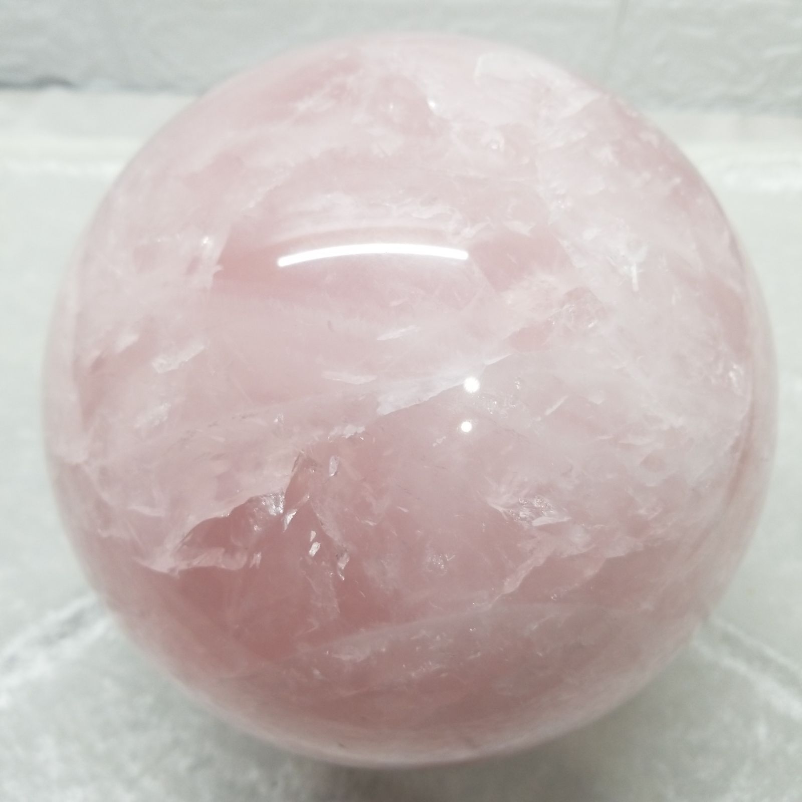 ローズクォーツ 円玉 大玉180mm