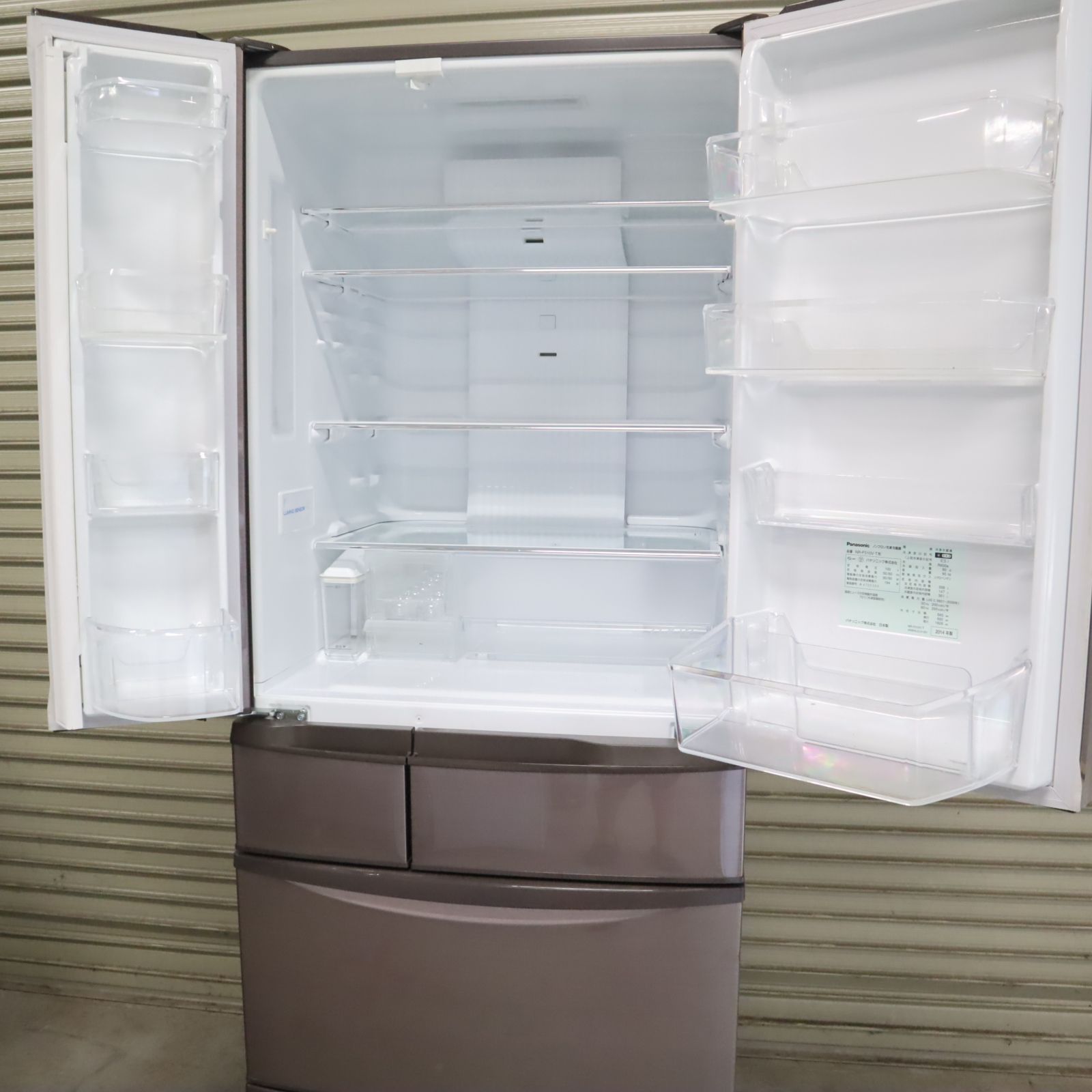 【試験済・清掃済】パナソニック 冷蔵庫 NR-F510V-T B42 清掃済】PANASONIC パナソニック 大型冷蔵庫 NR-F510V-T 508L B42 nr-f