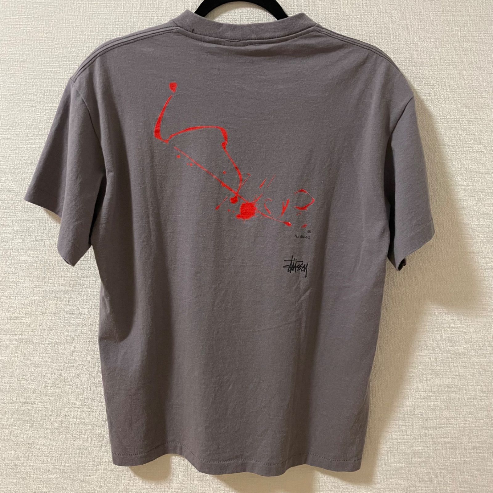 希少】STUSSY WTAPS DRIP TECHNIQUE T 銀タグ
