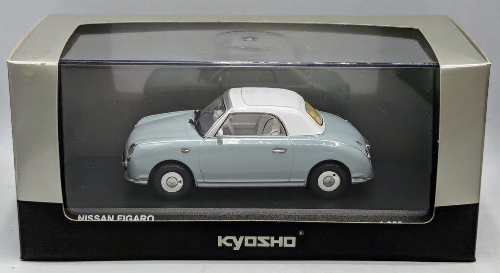 京商 1/43 Nissan FIGARO Paleaqua Blue 日産 フィガロ ペールアクア