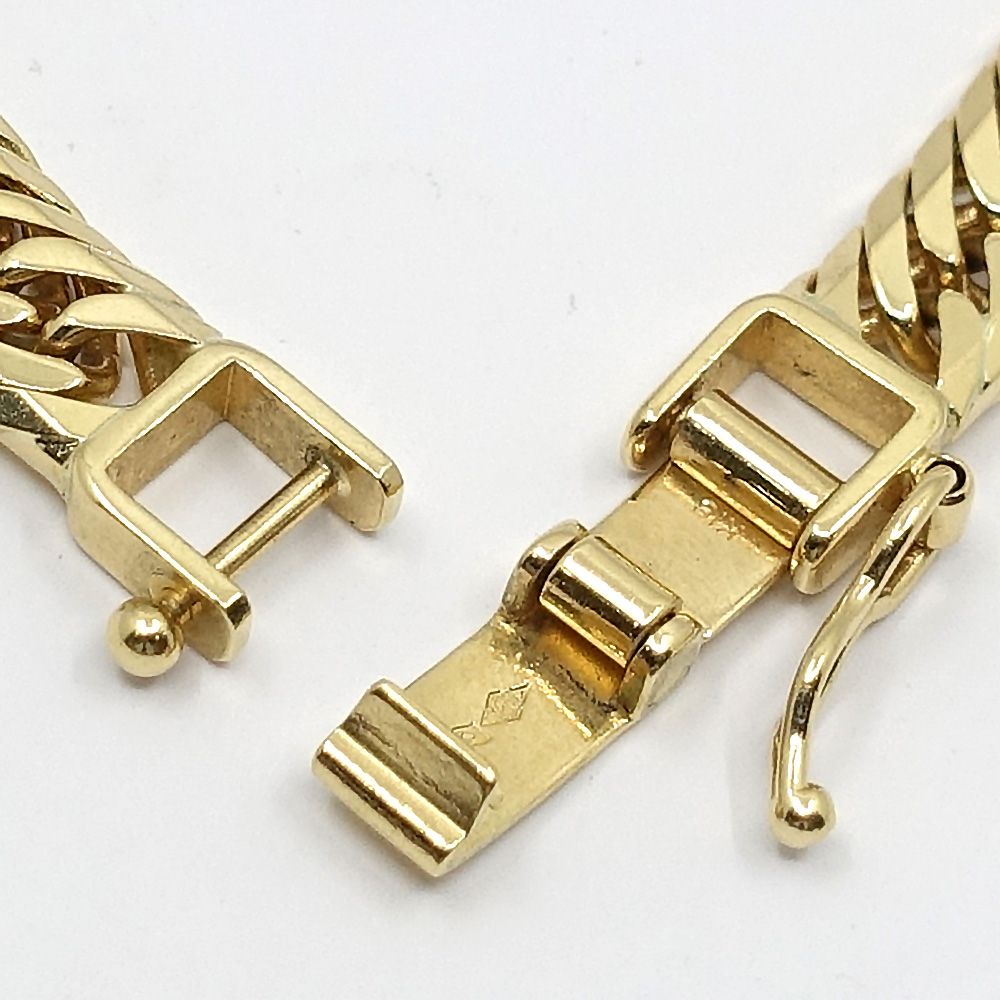  栄 ジュエリー アンクレット 喜平 キヘイ 内周約23.5 cm 8面T K 18 YG 約20.0 g ホールマーク 超音波洗浄済 本体のみ アンクレット アクセサリー