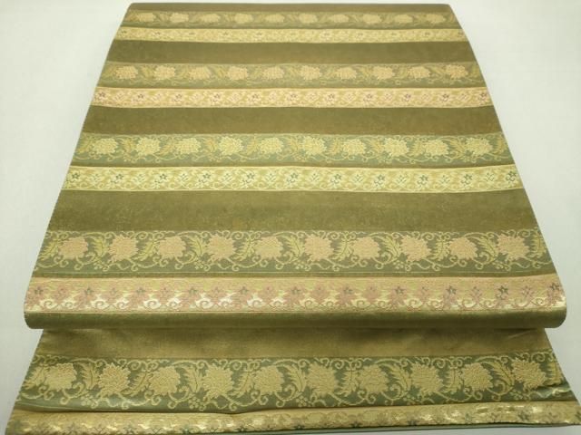 平和屋着物□極上 西陣織 陰山織物謹製 箔屋清兵衛 六通柄袋帯 名物裂