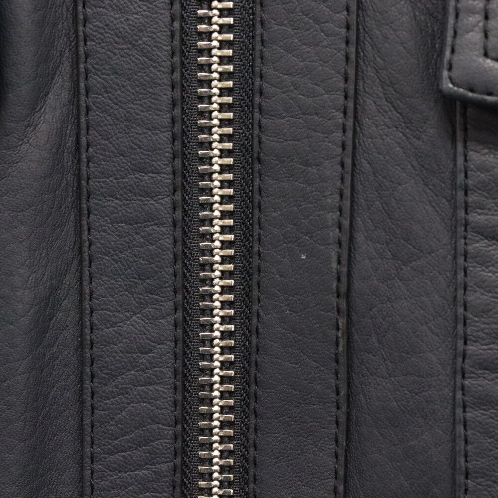 HUGO BOSS (ヒューゴボス) Mapson3 ジップアップ レザージャケット