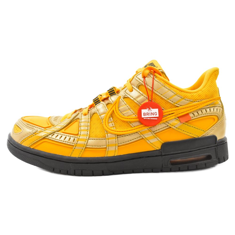 NIKE (ナイキ) ×OFF-WHITE AIR RUBBER DUNK LOW UNIVERSITY GOLD ×オフ ...