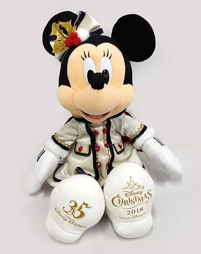未使用ディズニーシーミッキーミニーぬいぐるみセットイッツクリスマスタイム2019 イッツクリスマスタイム2019 ミッキー ミニー ぬいぐるみ 2点