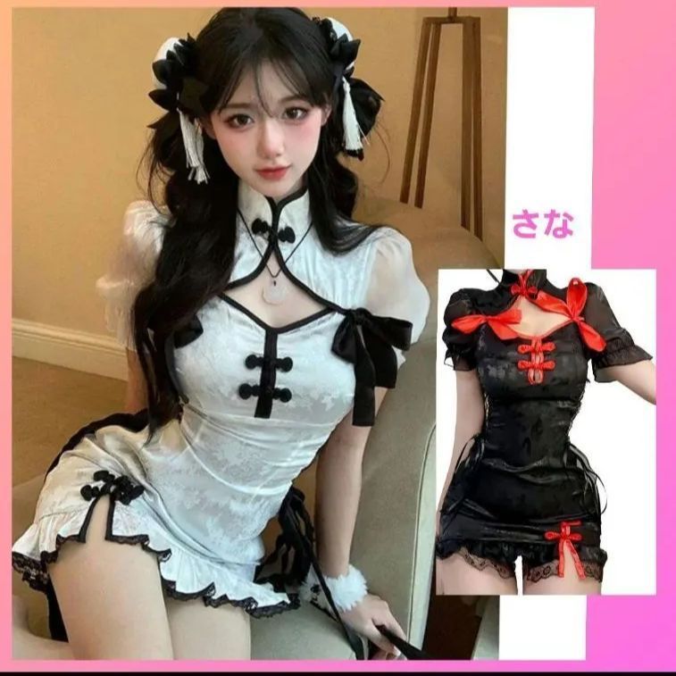 新作☆新品❗❗】可愛くハロウィン♥️チャイナ ミニドレス コスプレ 