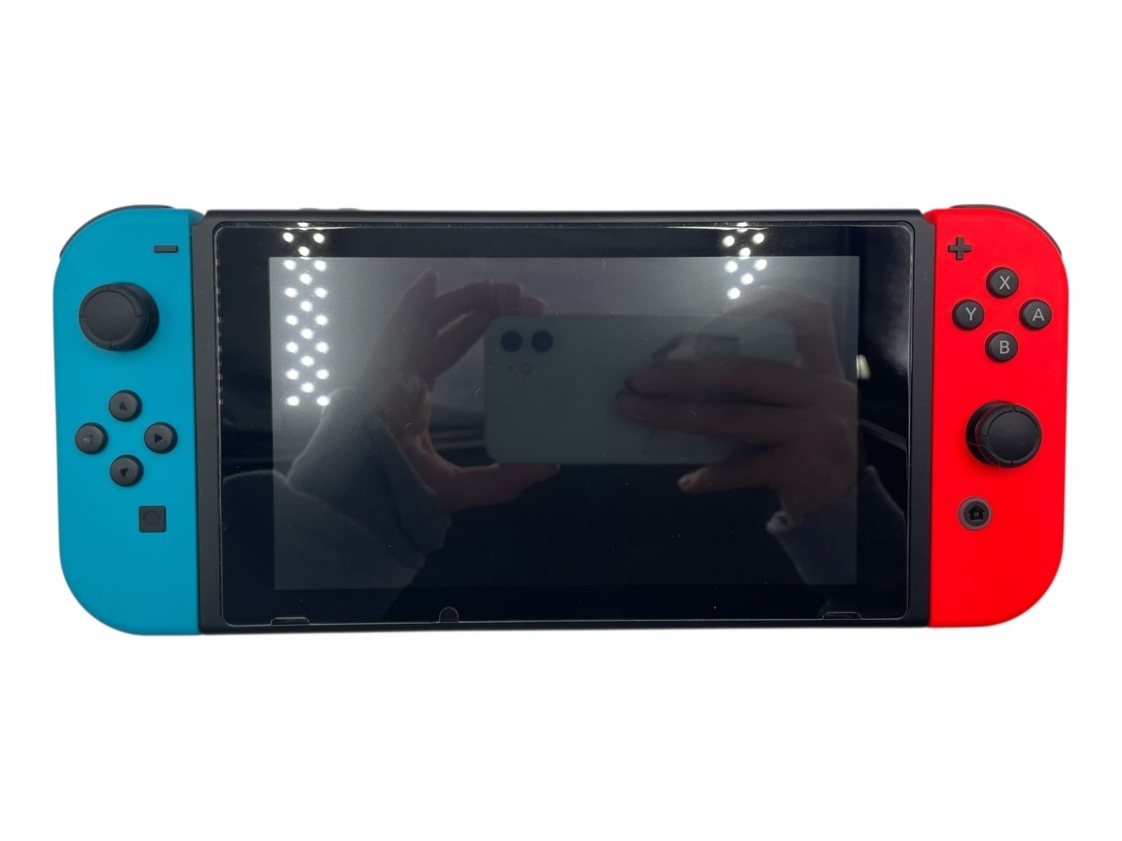 Nintendo Switch 本体 ネオンブルー ネオンレッド HAD-S-KABAA 完品セット 保護フィルム付き 動作 済み 完備