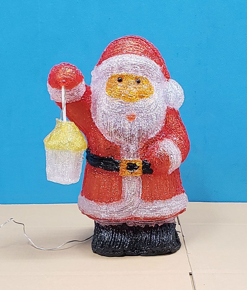 モチーフライト　LEDアクリルサンタ　JOA-190 クリスマス 39cm ギター サンタの森 LEDモチーフライト 67-8942-06 クリスマス