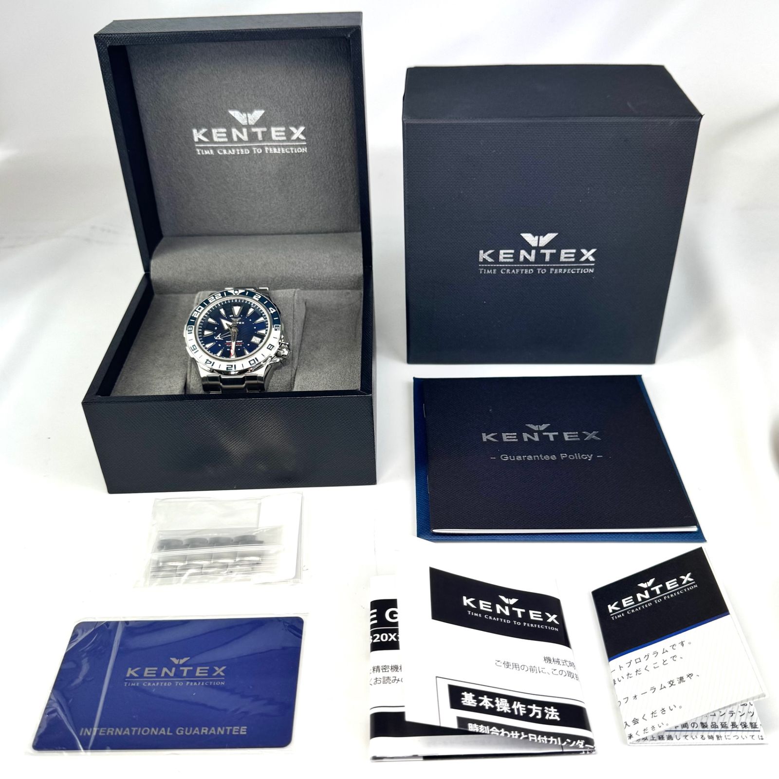 美品・希少】ケンテックス KENTEX マリンGMT S820X-02 限定188本 自動