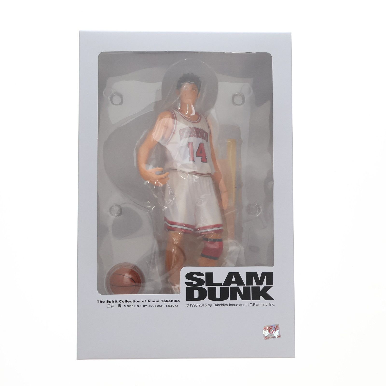 The Spirit Collection of Inoue Takehiko SLAM DUNK(スラムダンク) 三井寿(みついひさし)  白ユニフォームVer. 完成品 フィギュア エムアイシー