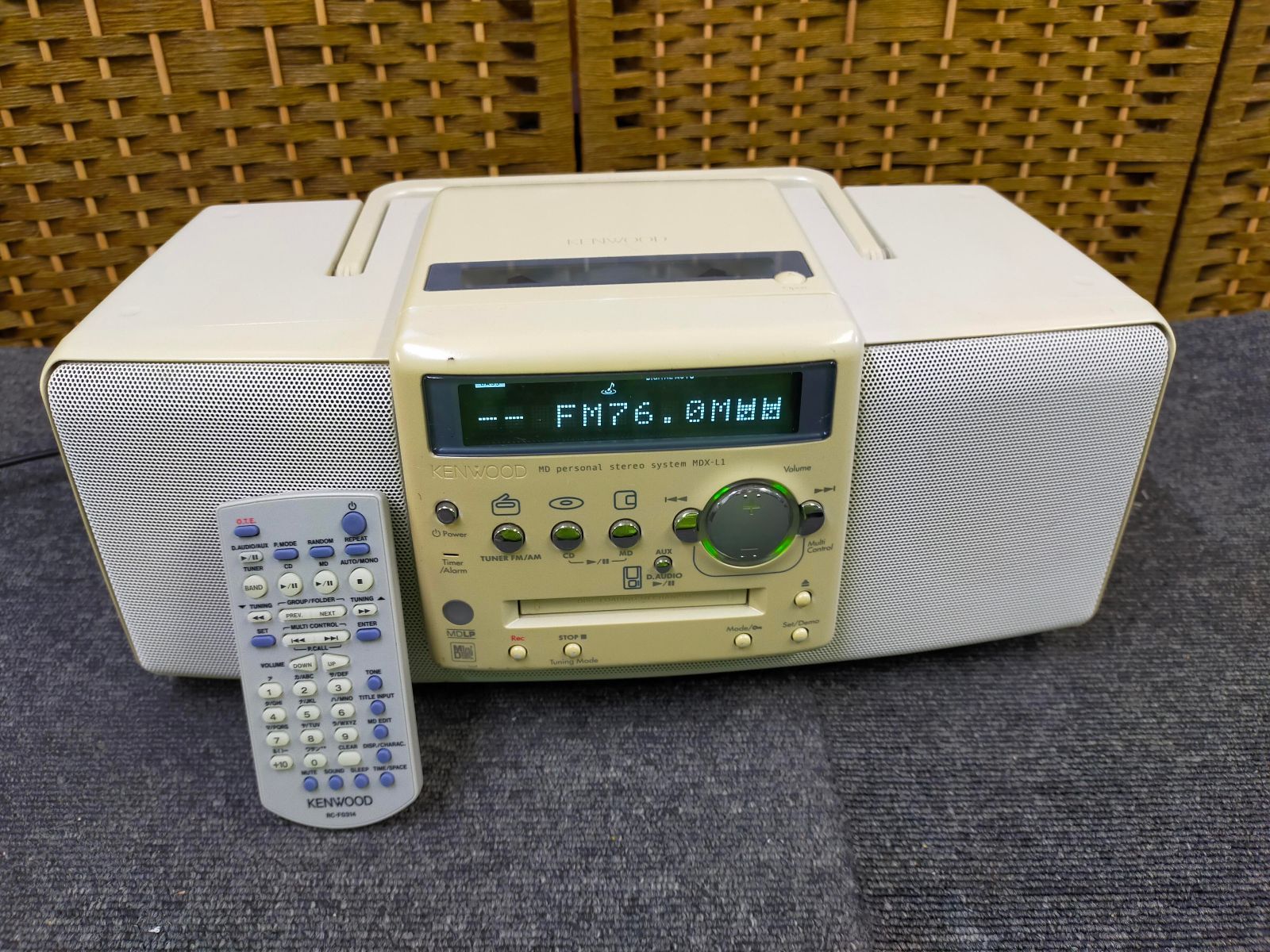 KENWOOD MDX-L1 ピンク CD・MD・ラジオ機能 美品 Kenwood MDX-L1