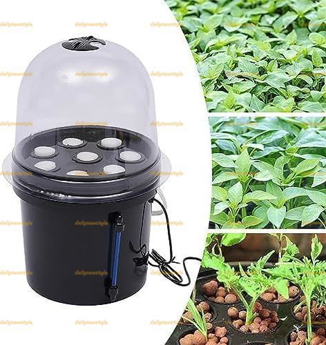 人気推薦◆8穴 5L 栽培苗箱 エアプランツ エアプランツ 水耕栽培システム 栽培キット 水耕栽培ボックス 植物スターターバケット 温室用 無