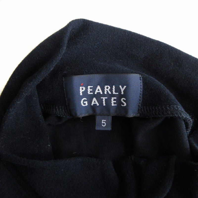 パーリーゲイツ PEARLY GATES ハーフジップ カットソー Tシャツ