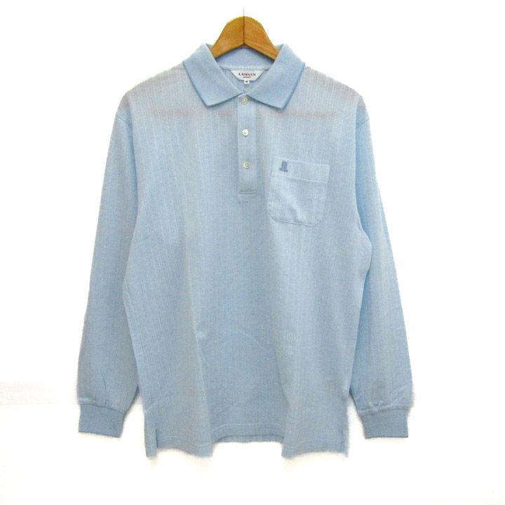 未使用品LANVIN SPORT ポロシャツ 42 クリームカラーブルー LANVIN SPORT ポロシャツ 42 クリームカラー/ブルー - メルカリ