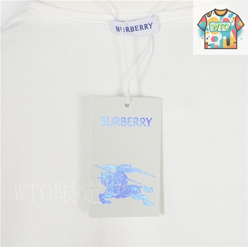 今日WTO】Burberry バーバリー 25SS シールドポロシャツ-KH46