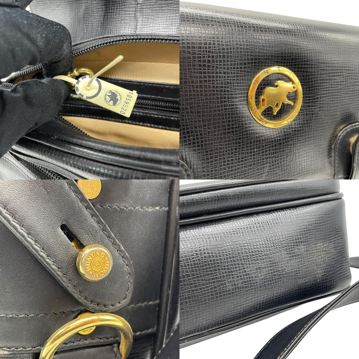 レザー ゴールド金具