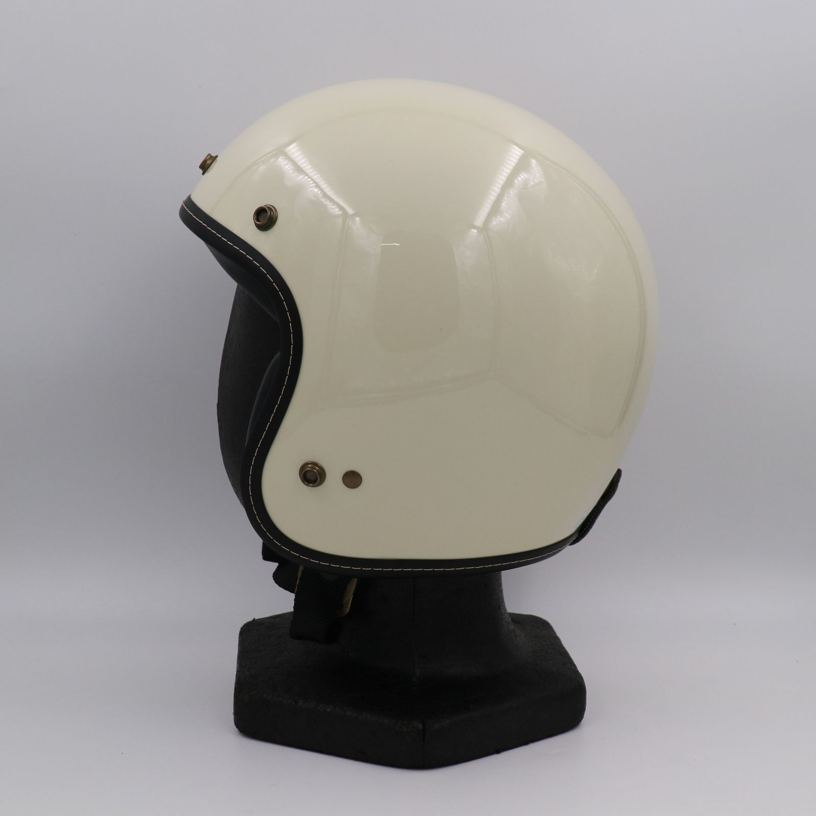 ZEALOT フライボーイジェット2 CARBON HYBRID WHITE BLACK Lサイズ FJ0024 ジェットヘルメット