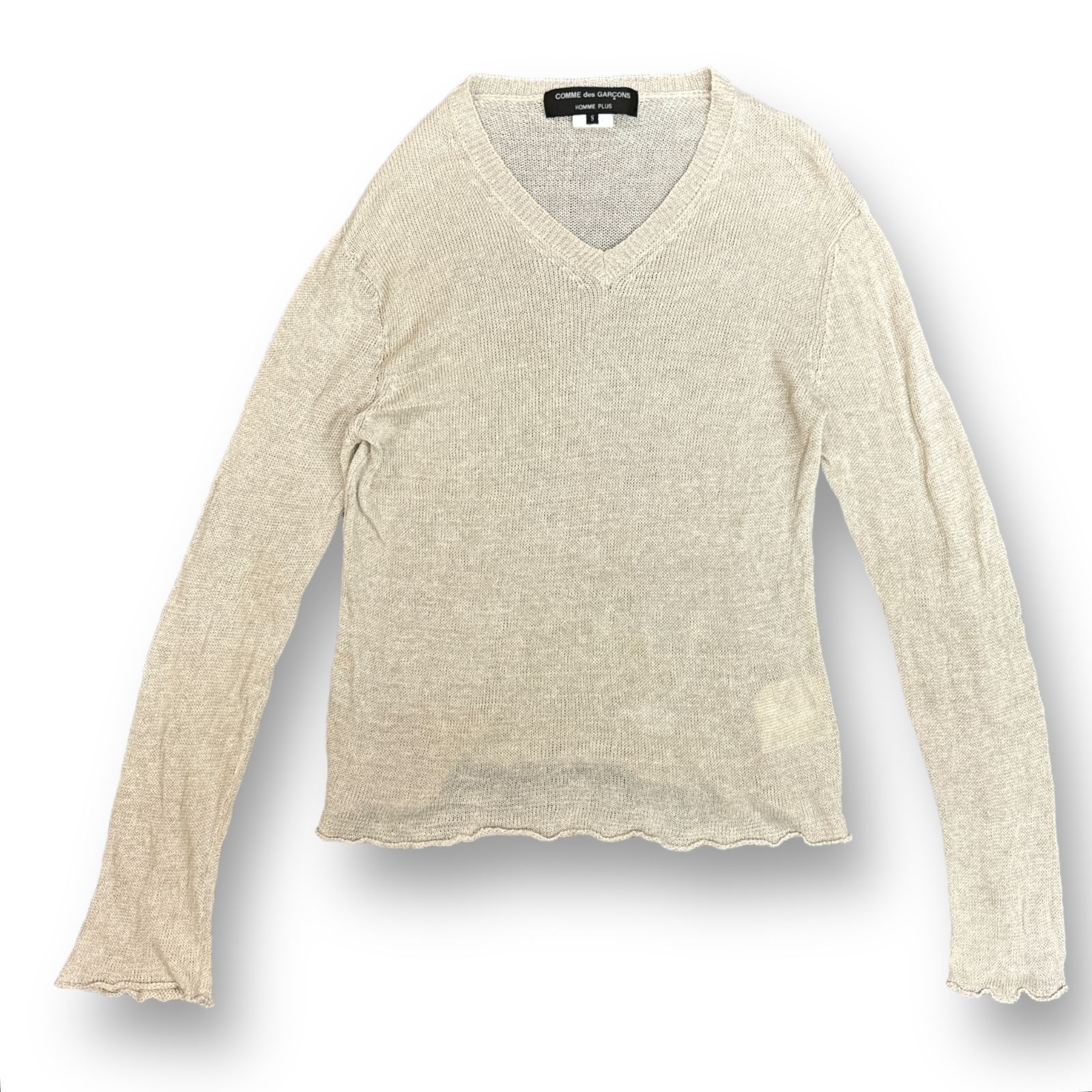 comme des garcons homme plus mesh knit
