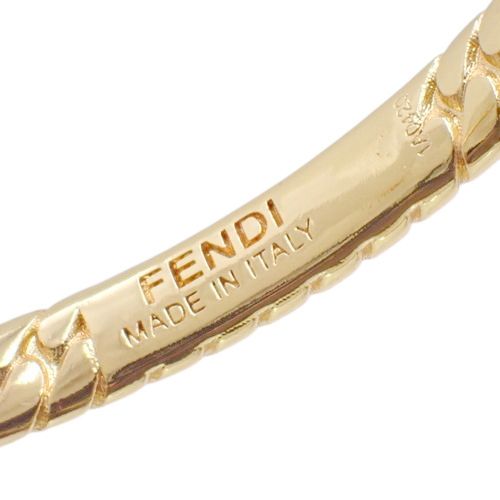 FENDI(フェンディ) バゲット ラージ フープピアス ピアス アクセサリー ジュエリー メタル(ＧＰ) ゴールド金 レディース 40802071604【アラモード】