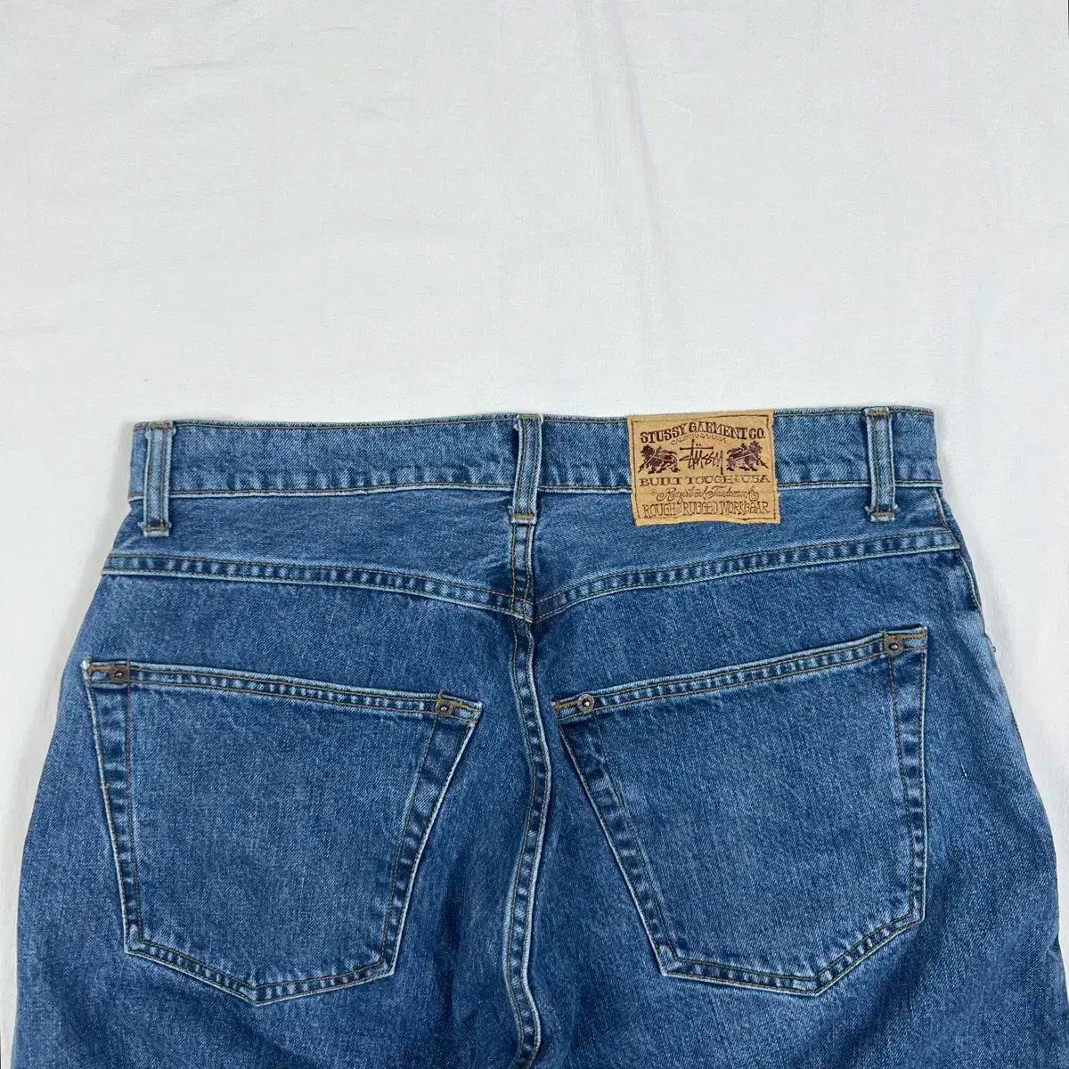 90's OLD STUSSY デニム ハーフパンツ bigol’jeans 90's OLD STUSSY デニム ハーフパンツ bigol'jeans - メルカリ