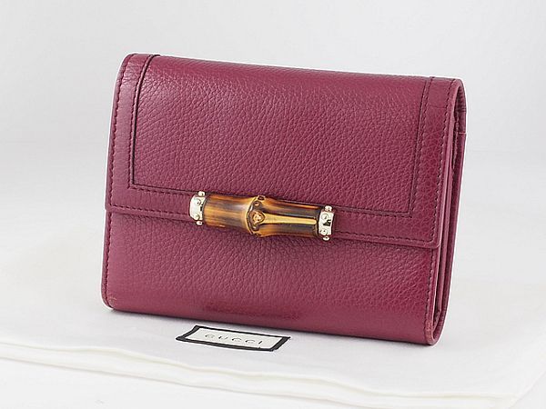 グッチ GUCCI バンブー 3つ折り財布 257017 レザー グッチ GUCCI バンブー 3つ折り財布 257017 レザー - メルカリ