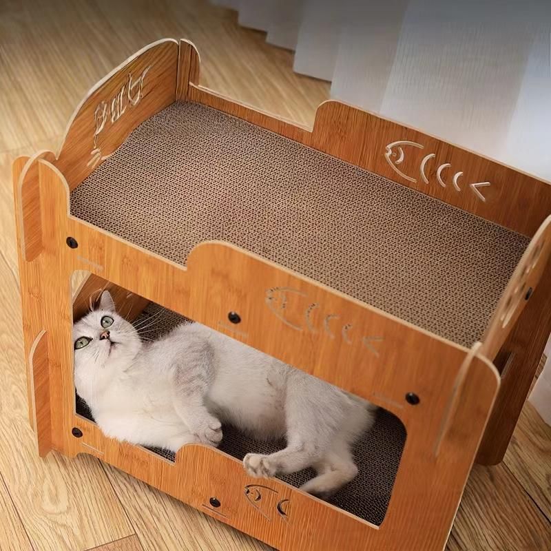 猫壱（Necoichi） キャットツリー R ライトブラウン Amazon.co.jp限定】 猫壱（Necoichi） キャットツリー R ライト