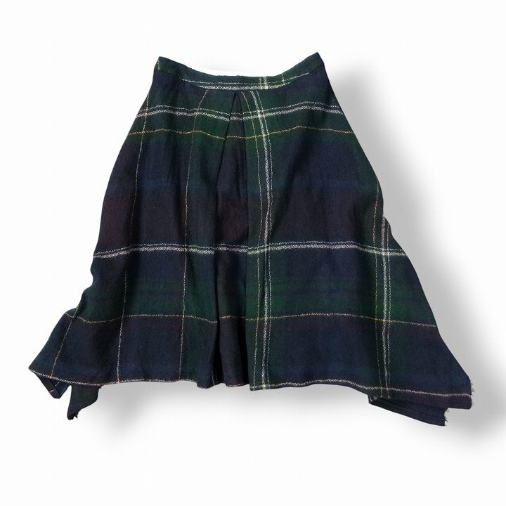 Pal las Palace パラスパレス 圧縮ウールチェックフ スカート 44J1607
