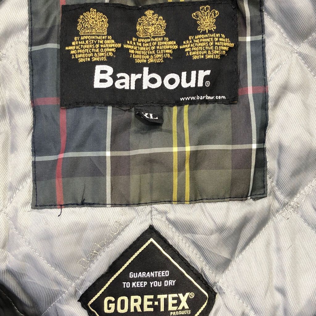 Barbour バブアー SEVENSTONES GORE-TEX ゴアテックス コート 防水 ブラウン (メンズ XL) 中古 古着 P1672 Barbour バブアー SEVENSTONES GORE-TEX ゴアテックス コート 防水