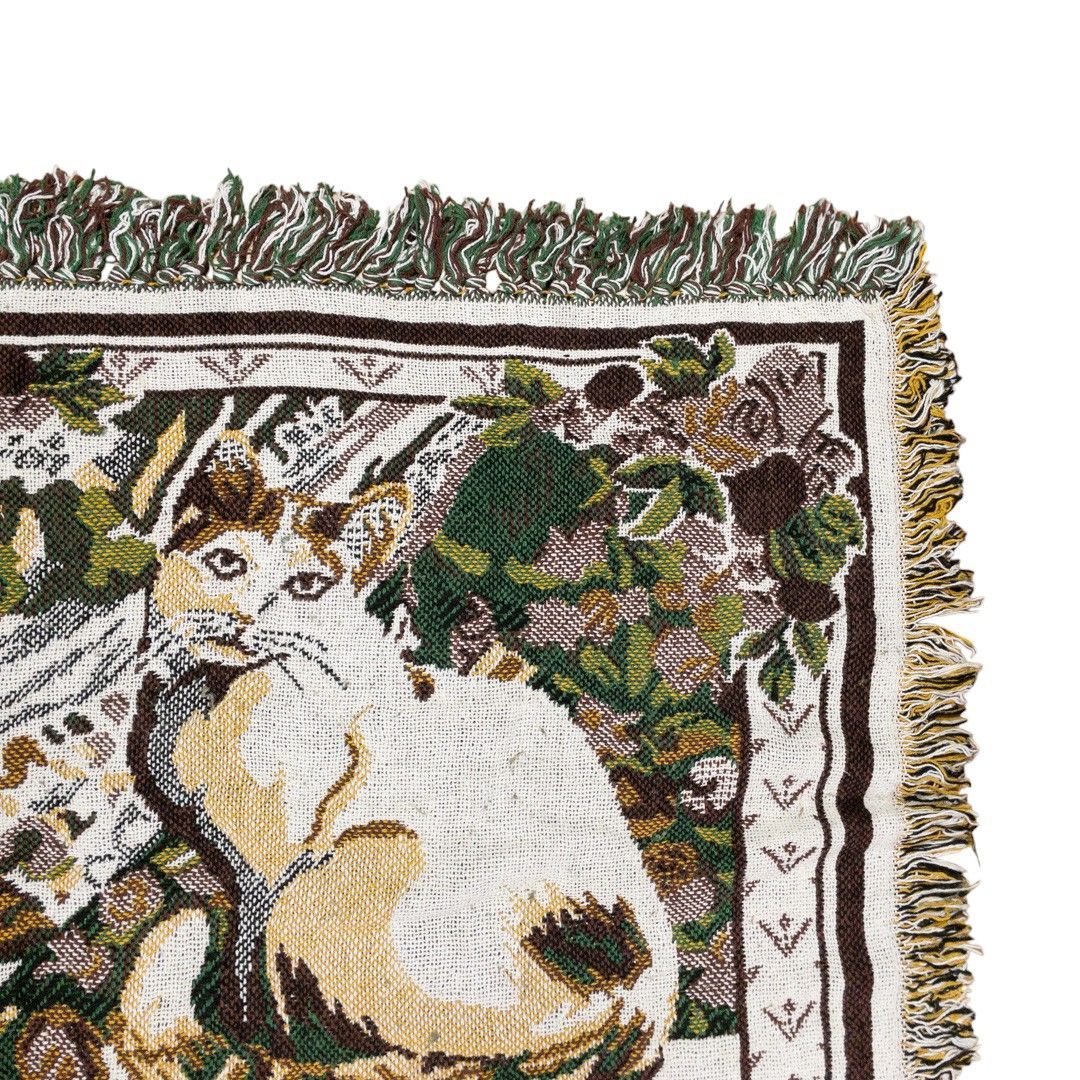 vintageラグ カーペット 絵画風 キャット 1049 vintageラグ カーペット 絵画風 キャット 1049 【公式通販】