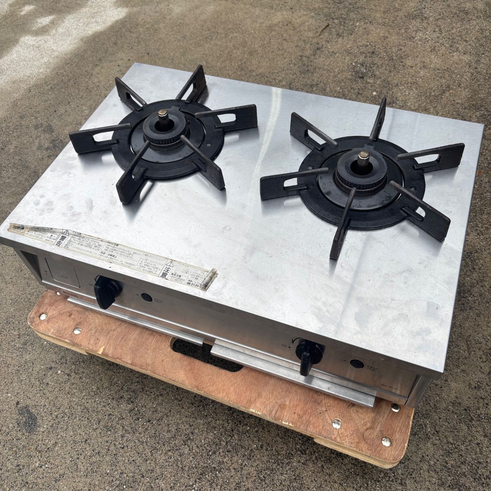 リンナイ ガスコンロ バーモ Vamo 使用1年のみ LPガス用