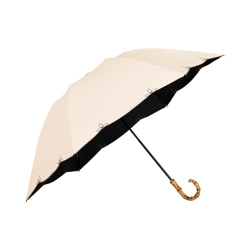 友利新 フワクール日傘 バンブーフリル アイシーホワイト 友利新