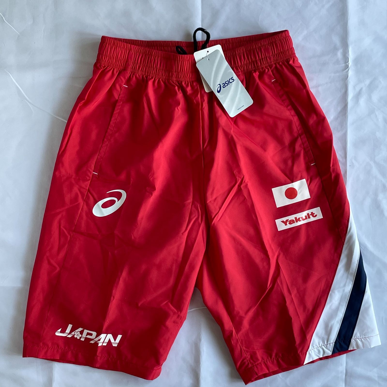 競泳 日本代表 支給品 ハーフパンツ 水泳 競泳 日本代表 支給品 asics ハーフパンツ