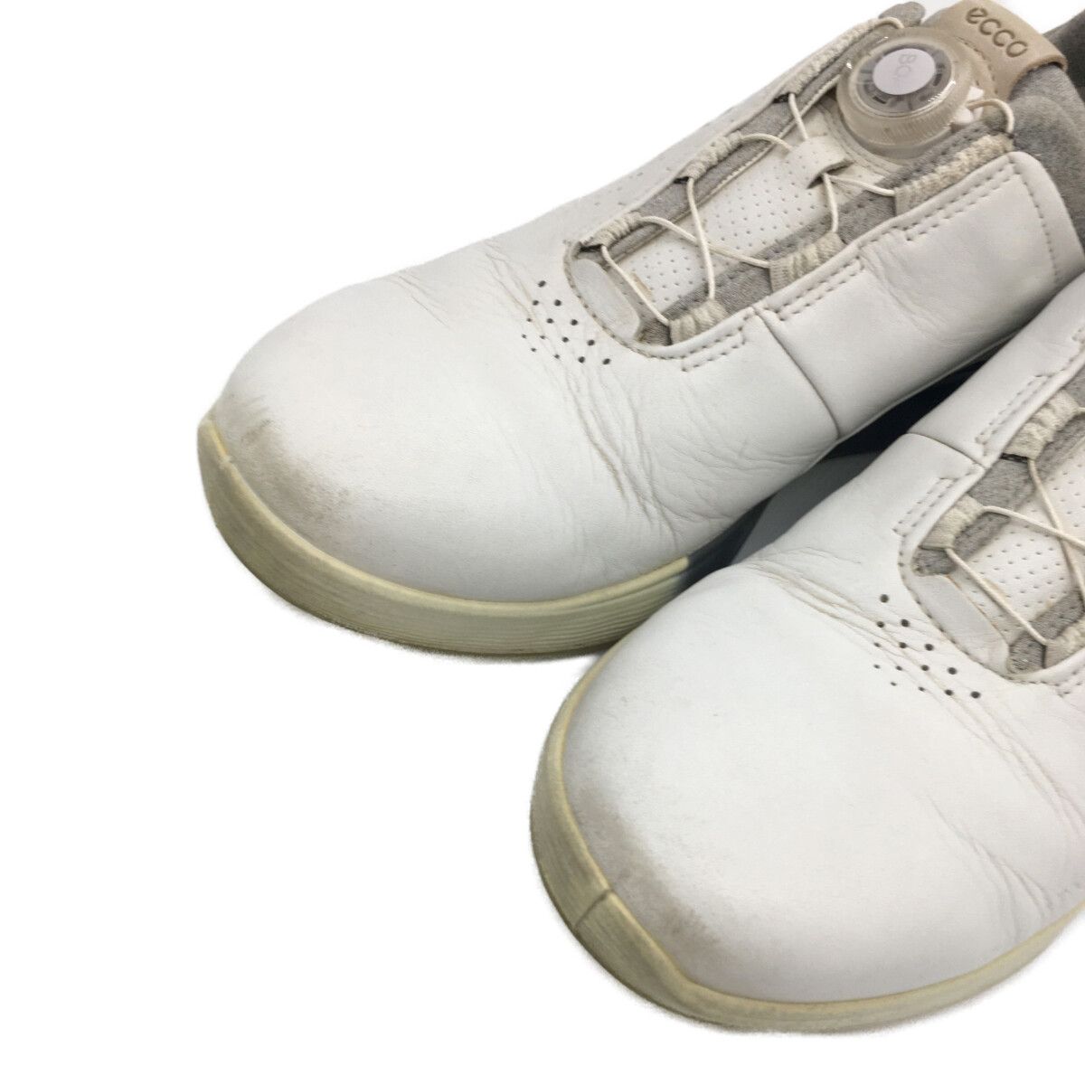 ECCO - coco 中古 エコー ecco ゴルフシューズ 42 26cm 白 ホワイト エススリー スパイクレス ボア [102914-60061] 中古 エコー ecco ゴルフシューズ 42 26cm 白 ホワイト エススリー
