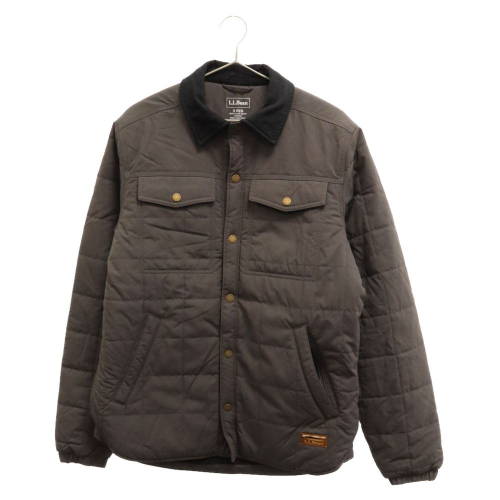 L.L.Bean (エルエルビーン) Men's Insulated Utility Shirt Jacket メンズ インサレーテッド  ユーティリティ シャツ ジャケット グレー 512667 - メルカリ