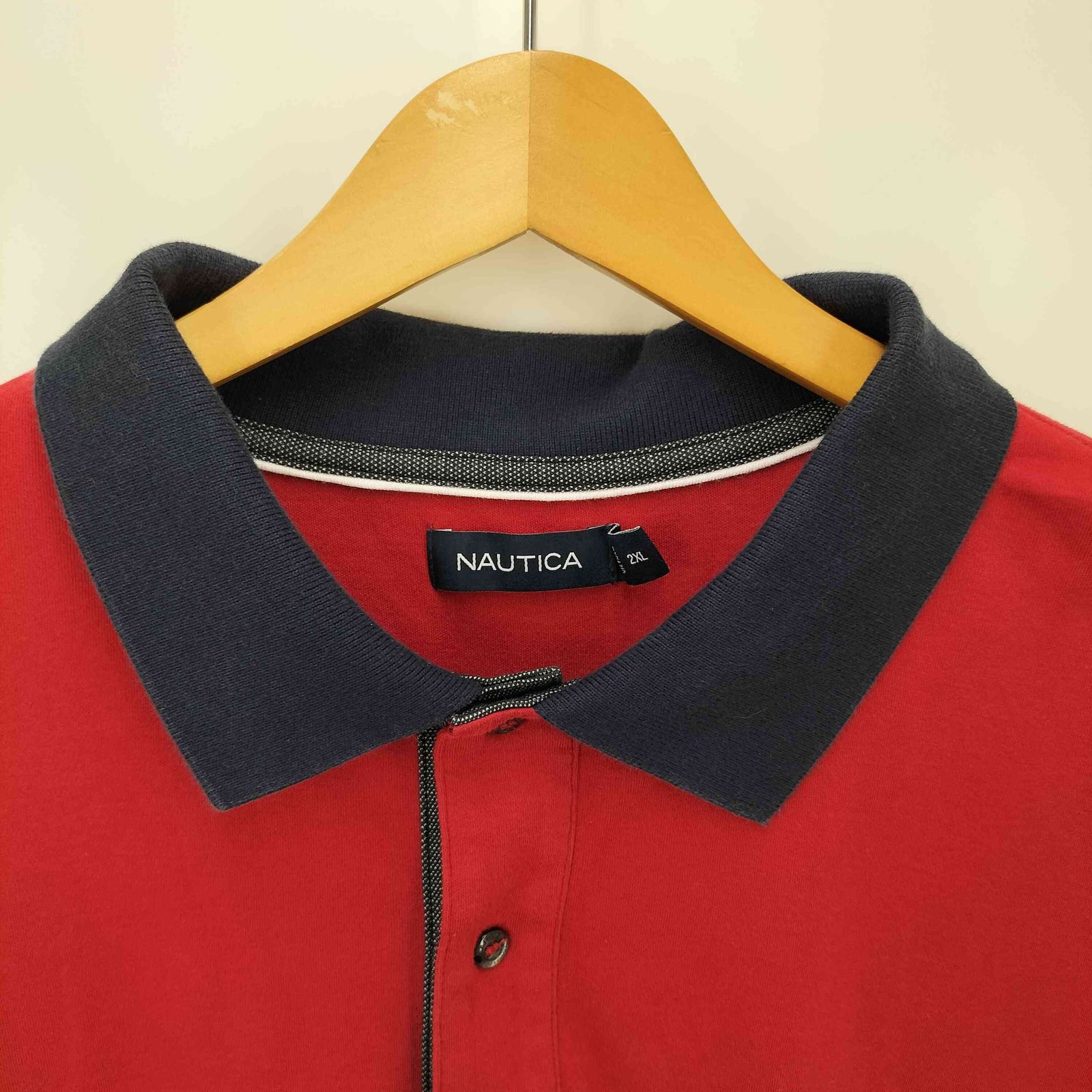 ノーティカ NAUTICA ロゴ 刺繍 S/S ポロシャツ ビッグサイズ