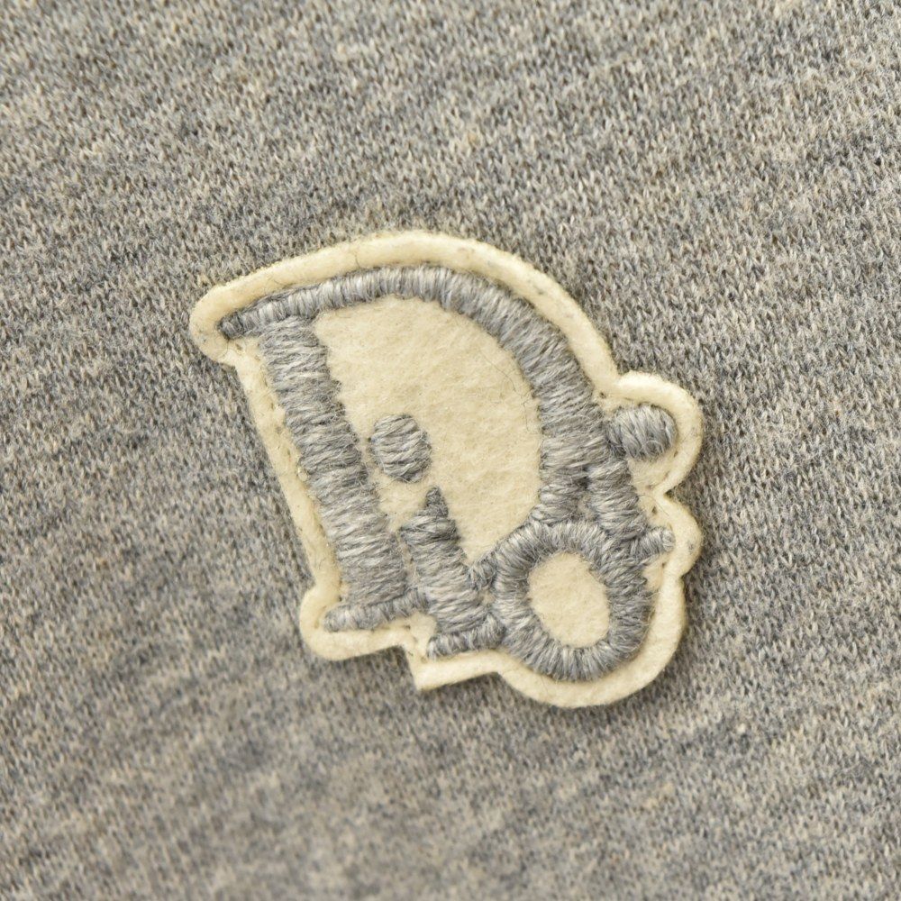 ブランドDIODIOR カシミヤパーカー ロゴ刺繍パッチ