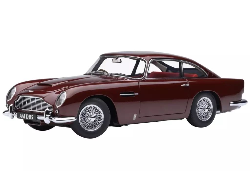 ミニカー 1|18 アストンマーチン DB5 ダークレッド メタリック オートアート コンポジットモデルシリーズ 70289