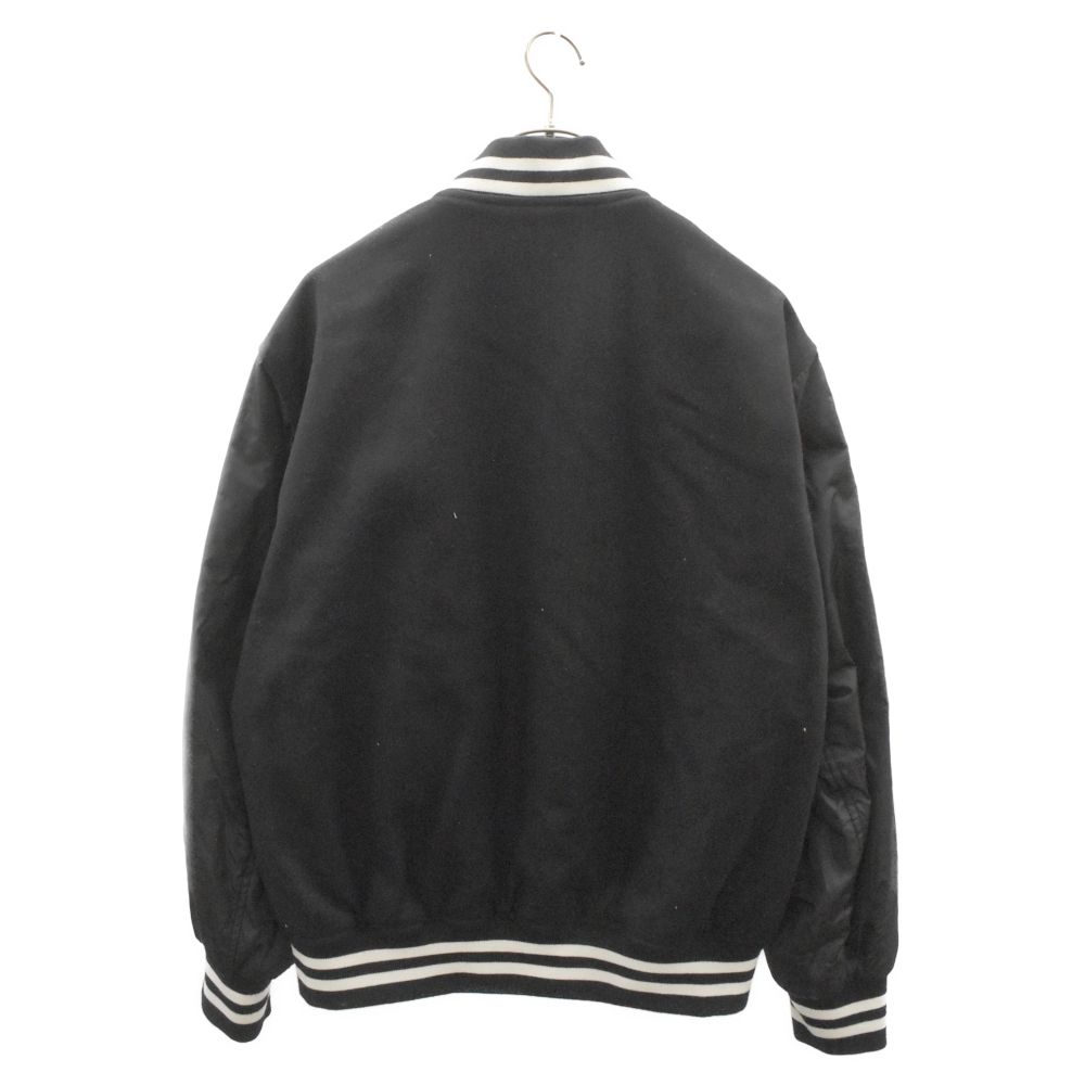 2022SS / VERSACE varsity jacket スタジャン VERSACE（ヴェルサーチ）スタジャン 紺 サイズ:46(M位) メンズ