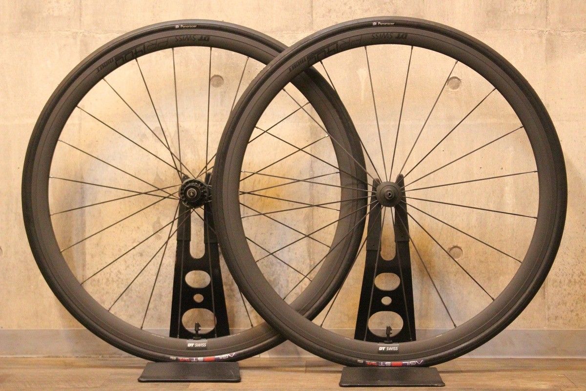 美品　DT Swiss　PR1400 ホイール タイヤ付き DT SWISS PR1400 ダイカット オキシック DICUT OXIC アルミ