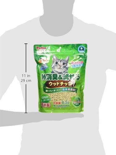 W消臭-流せるウッドチップ ヒノキの香り