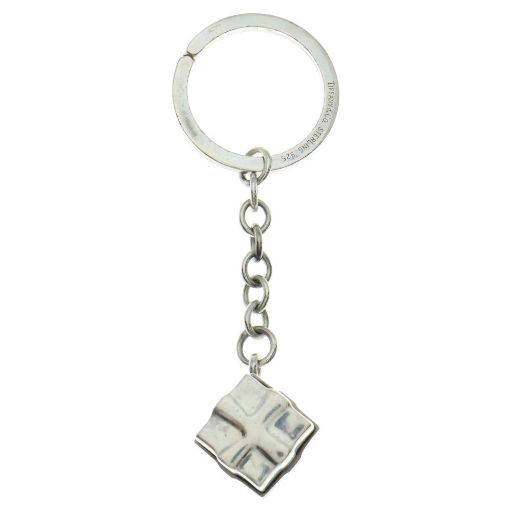 日常 TIFFANY-Co ティファニー ギフトボックス キーリング キーホルダー SV925 シルバー 人気アイテムお得に購入！