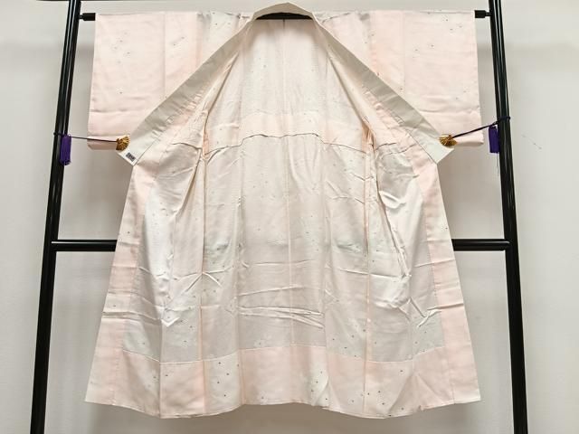 平和屋着物○長襦袢 無双仕立て 舞花文 正絹 逸品 CAAX0829vf